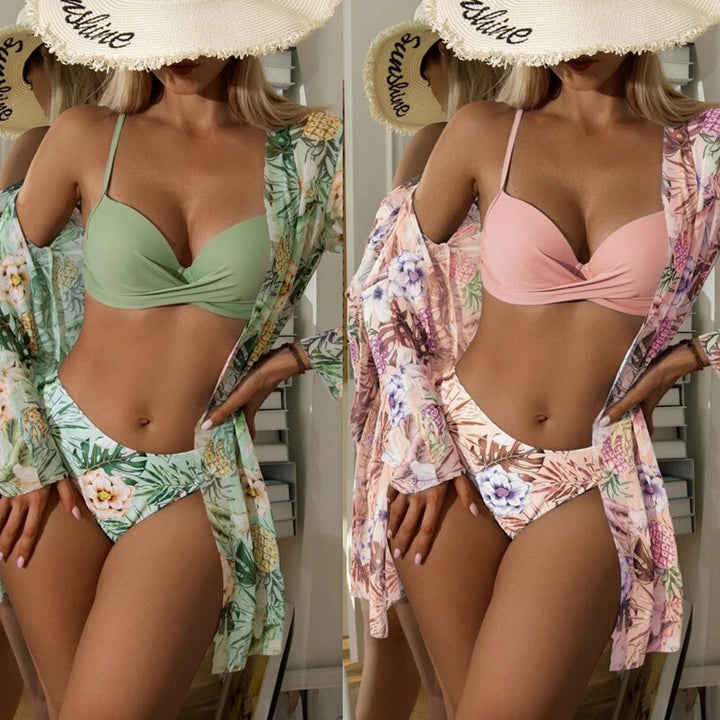 Women's Beach Cover-Up with Floral Pattern StylebySassy