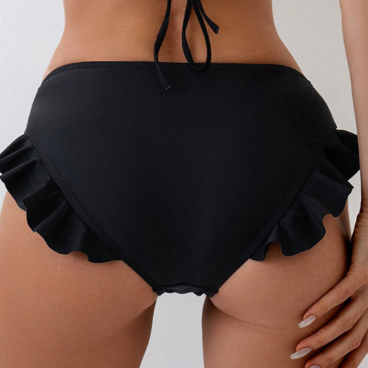 Ladies bikini bottoms with playful ruffle design StylebySassy