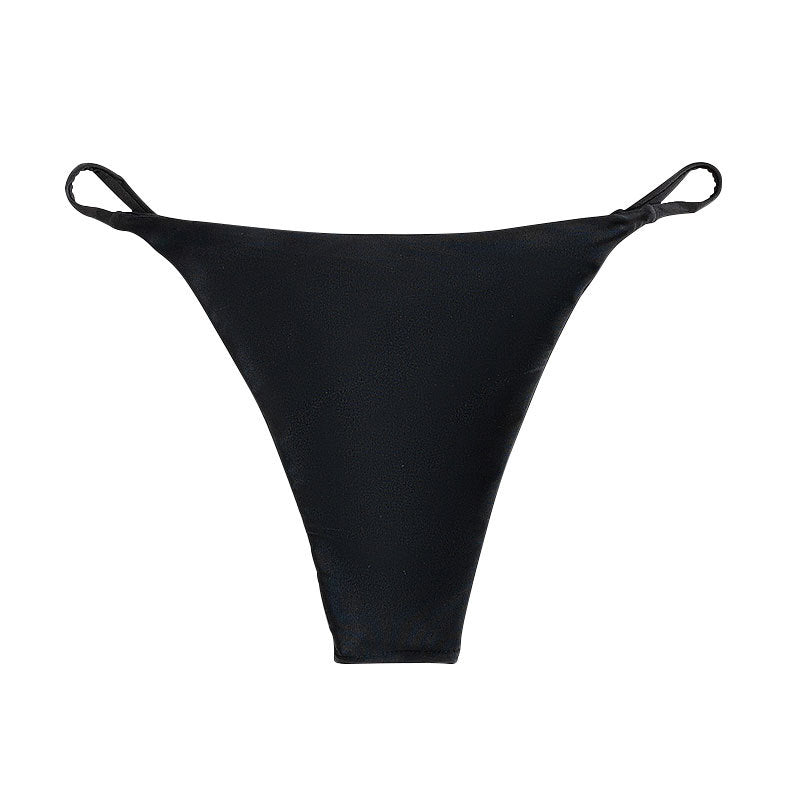 Women's bikini bottoms with elegant cut and adjustable sides