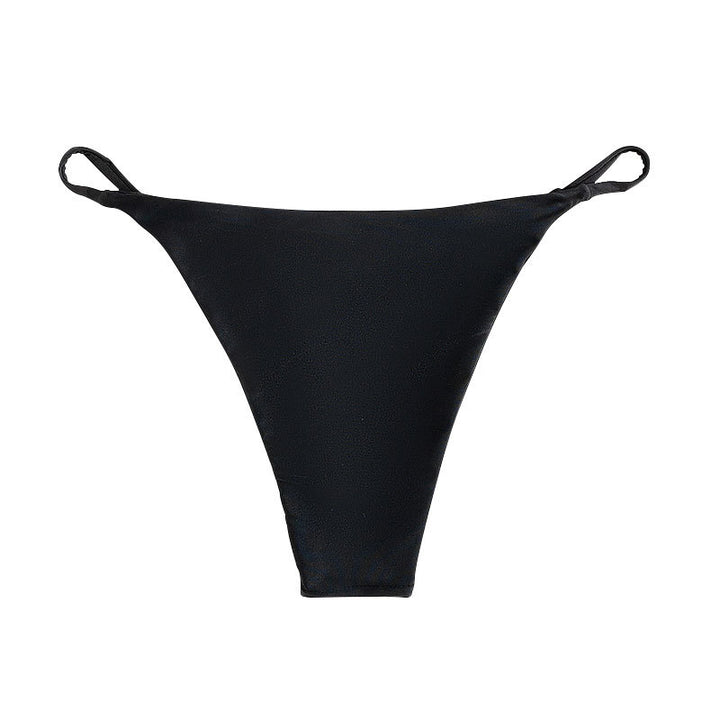 Women's bikini bottoms with elegant cut and adjustable sides