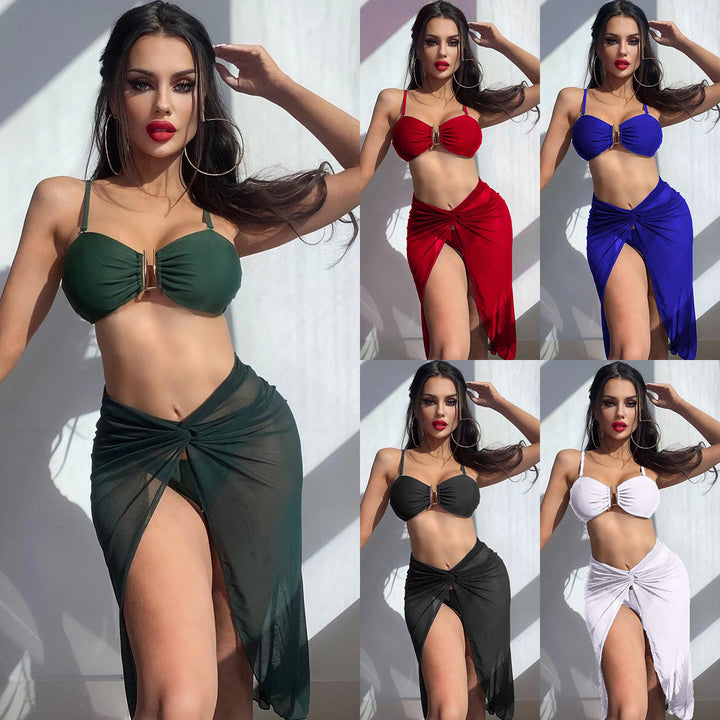 Women’s bikini set with sophisticated cut details StylebySassy