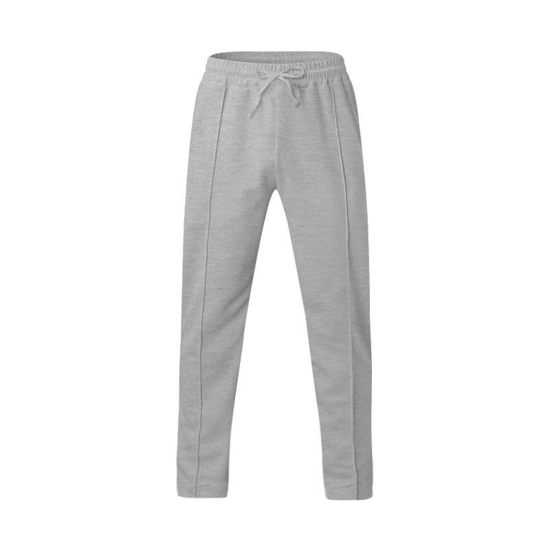 Men's sporty joggers with elastic waistband and front center seam StylebySassy