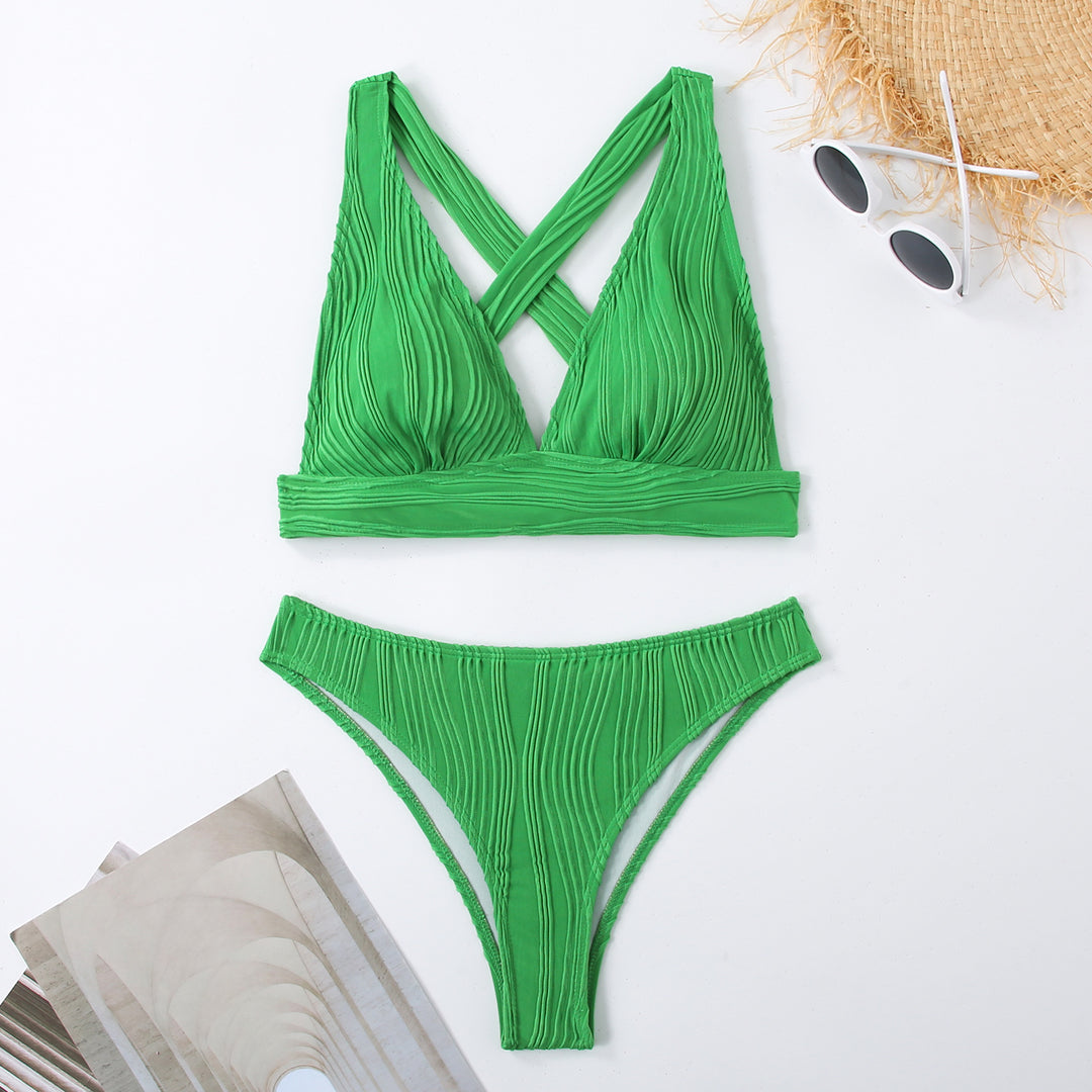 Ladies Refined Triangle Bikini Set StylebySassy