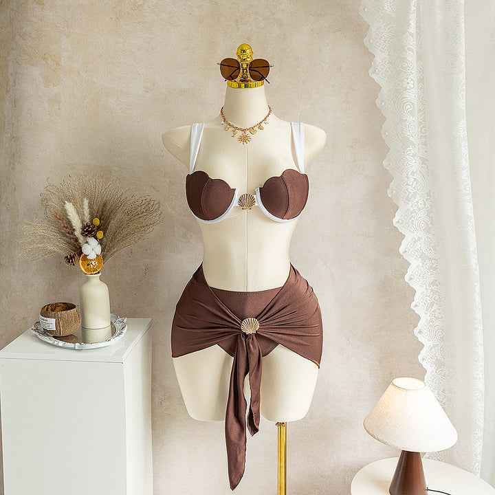 Women’s bikini with innovative shell design StylebySassy