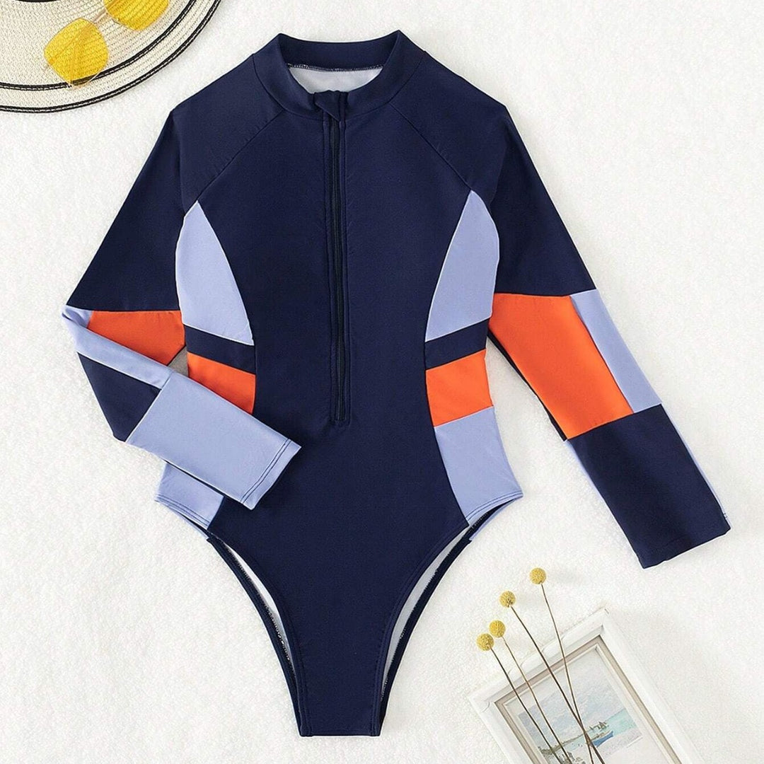Women's High Neck Sport Swimsuit StylebySassy