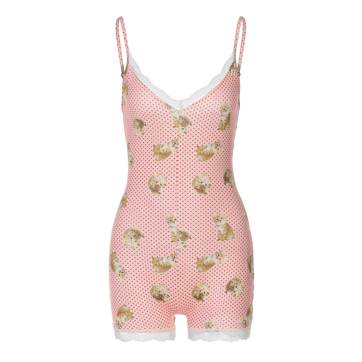 Women’s sexy overall with leopard print StylebySassy