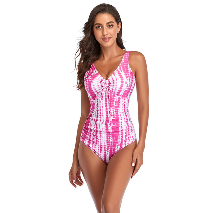 Women's One-Piece Swimsuit with Refined Ruffle Details and Elastic Design StylebySassy