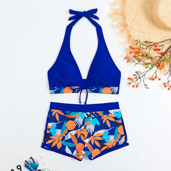Women’s Sporty Bikini Set with Floral Design StylebySassy