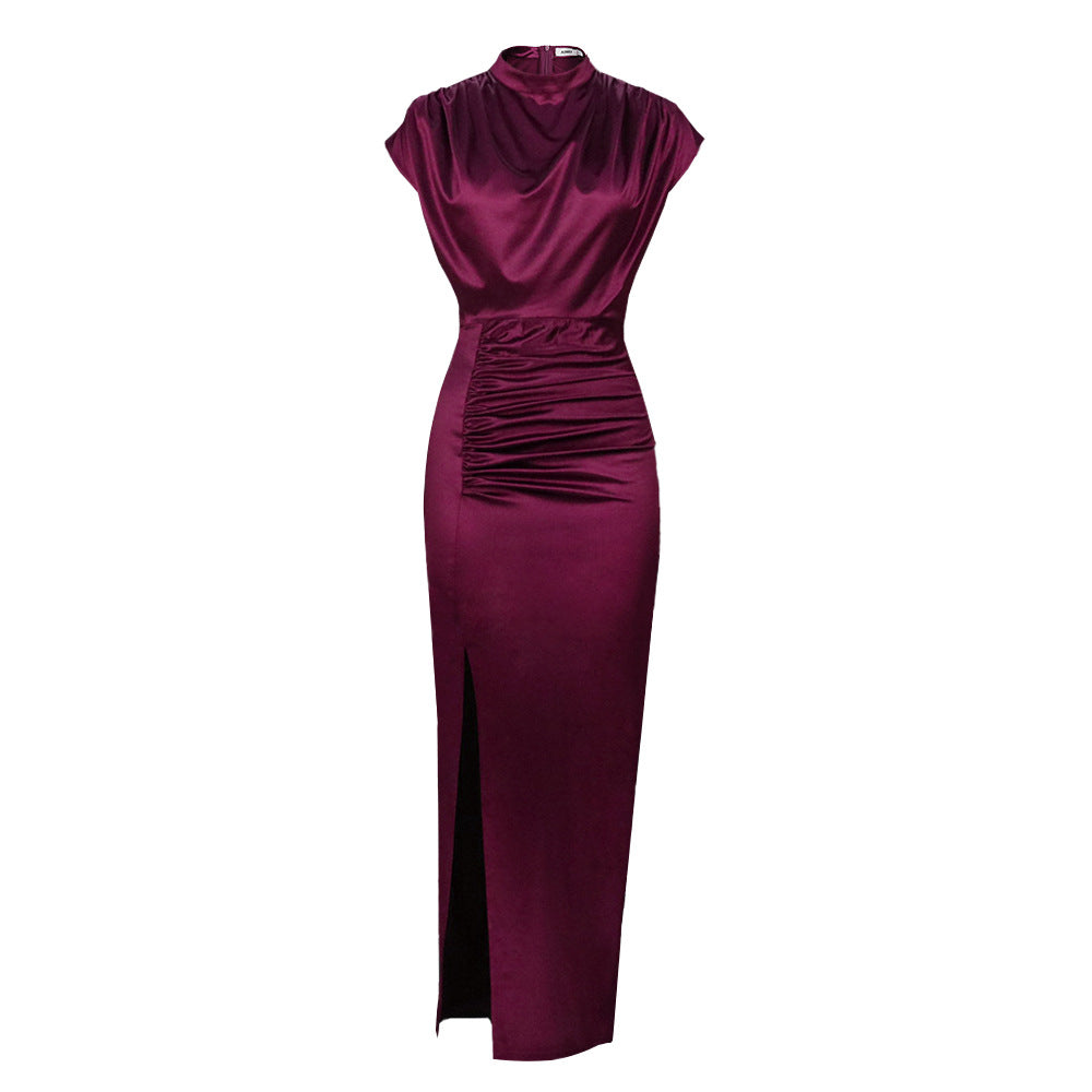 Ladies Elegant figure-flattering maxi dress with side slit StylebySassy