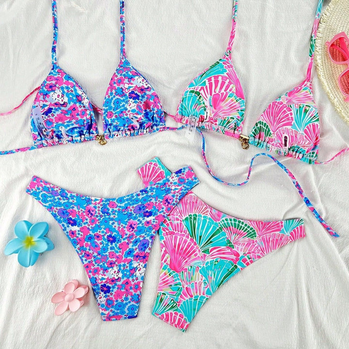 Women's bikini set with trendy patterns StylebySassy