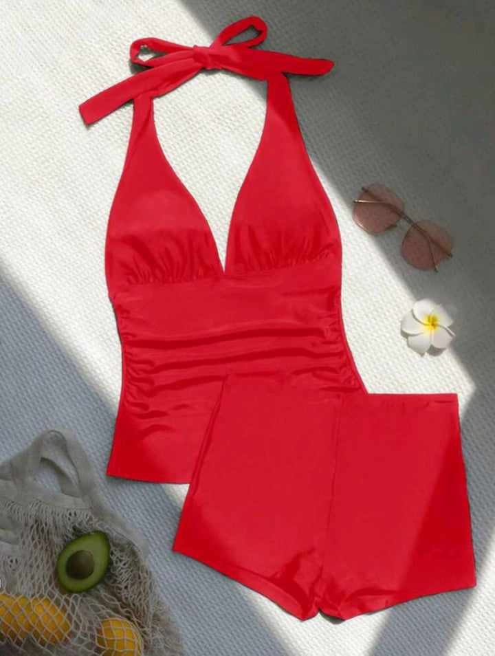 Women High-Cut Tankini with Flexible Top StylebySassy