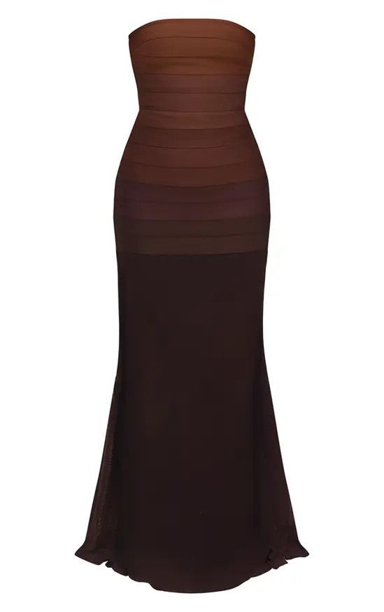 Women Elegant Durable Maxi Dress with Sophisticated Top StylebySassy
