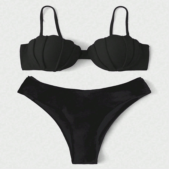 Women's bikini set with padded top and high-cut bottom StylebySassy