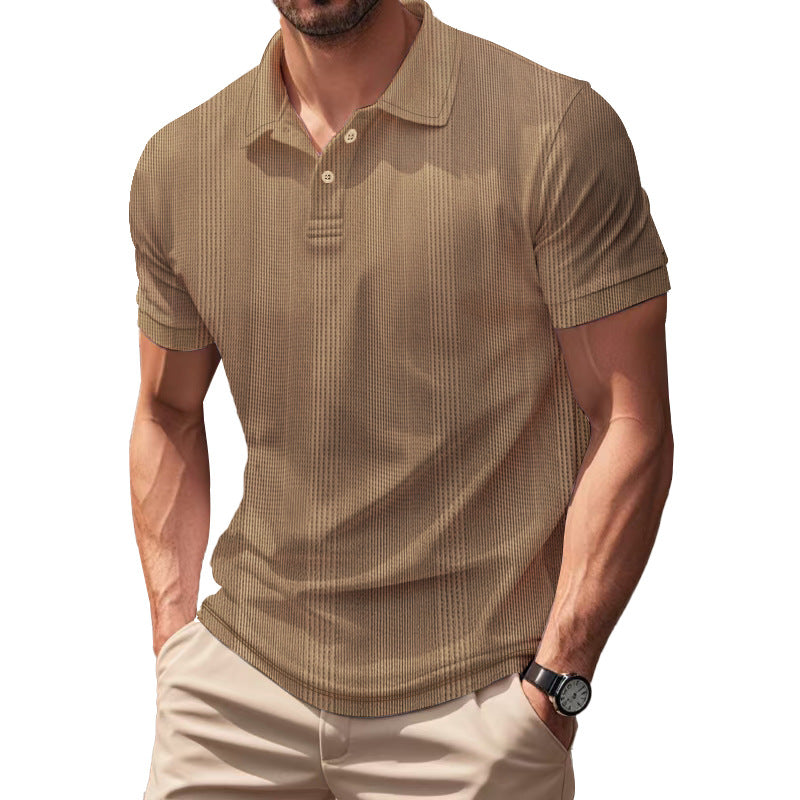 Men's Breathable Polo Shirt made from Cotton Blend with Slim Fit StylebySassy