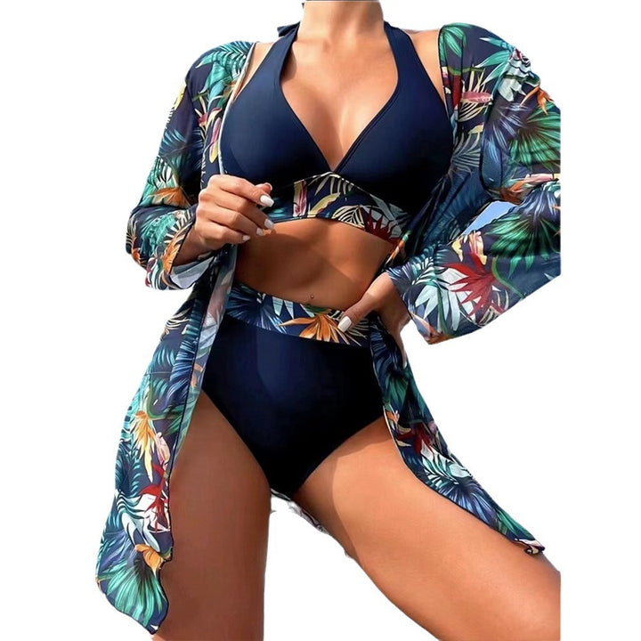Women's Bikini Set with Floral Cover-Up StylebySassy