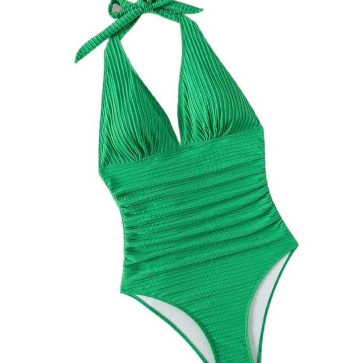 Women’s one-piece swimsuit with sophisticated rib design StylebySassy