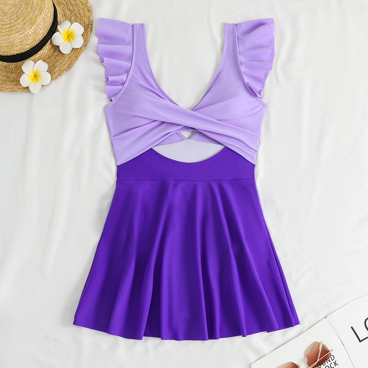 Women’s swimsuit with voluminous ruffle details StylebySassy