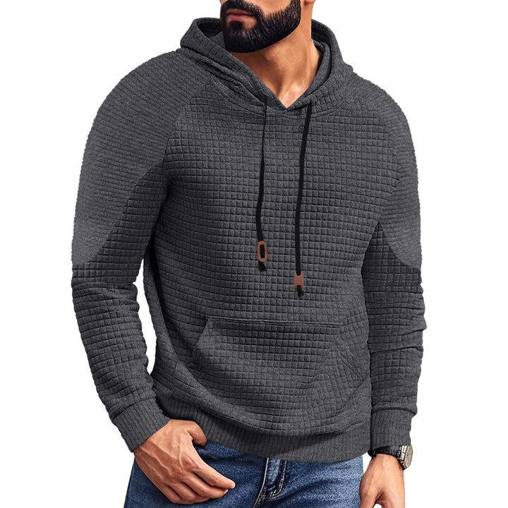 Men's hoodie with square structure, raglan sleeves, and kangaroo pocket StylebySassy