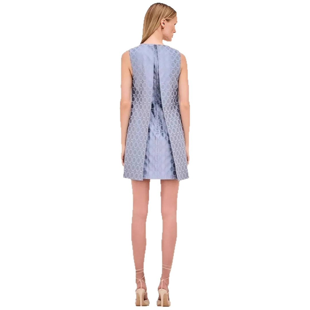 Women nan Jacquard two-piece with sleeveless long vest and fitted bustier mini dress StylebySassy