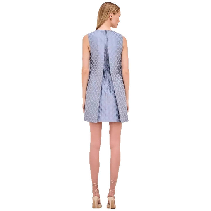 Women nan Jacquard two-piece with sleeveless long vest and fitted bustier mini dress StylebySassy