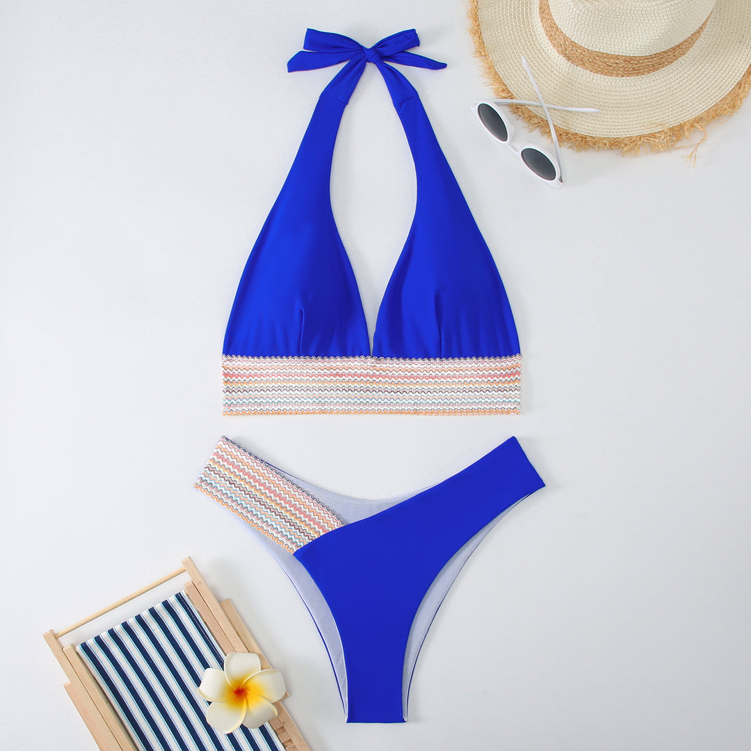 Women Triangle Bikini Set with stylish wrap band StylebySassy