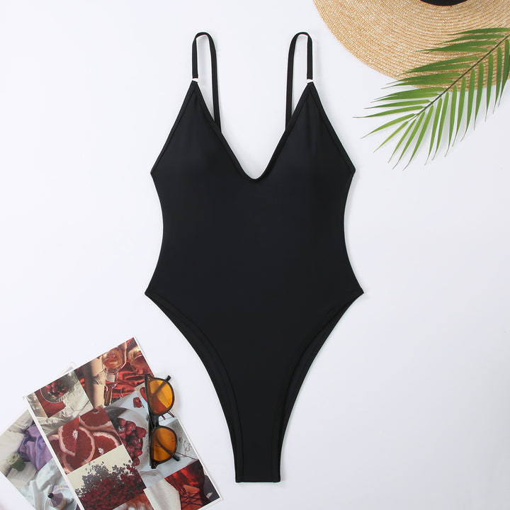 Women High-Cut One-Piece Swimsuit StylebySassy