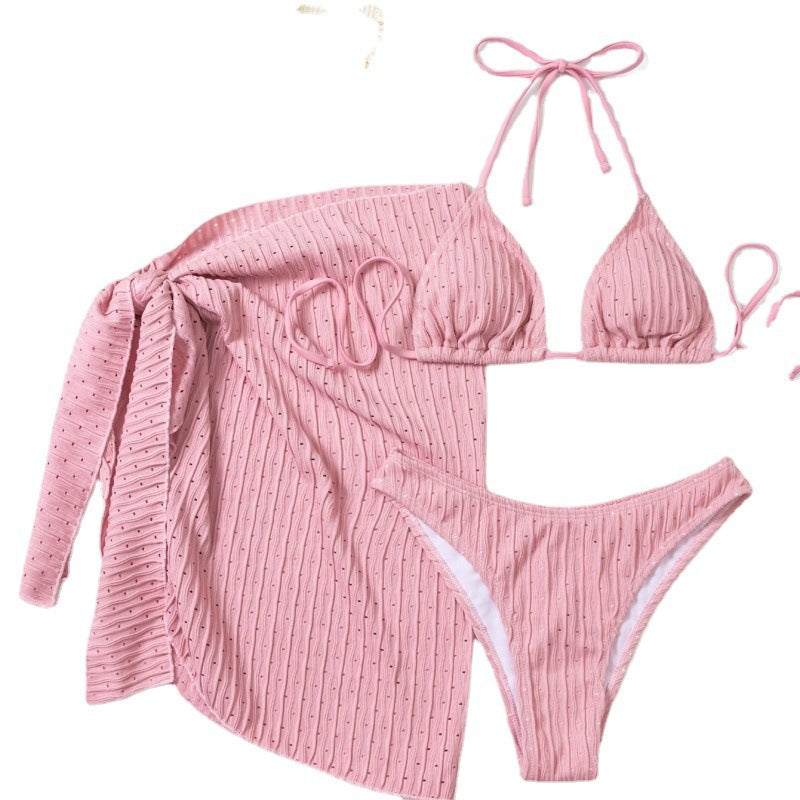 Women's Triangle Bikini with Wrap Towel StylebySassy