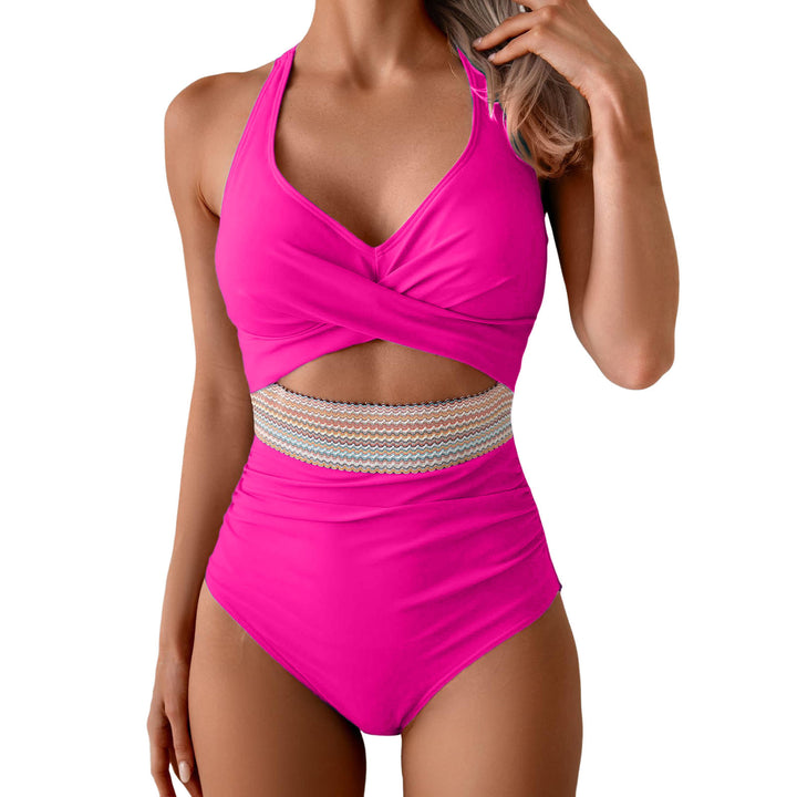 Women One-Piece Swimwear with Innovative Wrap Look StylebySassy