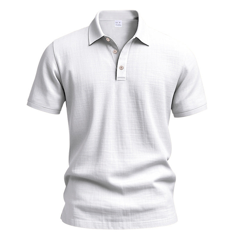 Men's nano lightweight structured polo with kent collar and concealed button placket StylebySassy