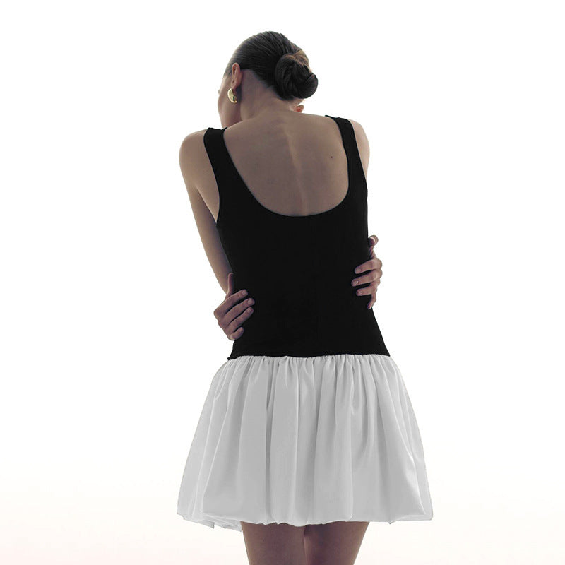 Ladies Sportives Mini Dress with Casual Cut and Voluminous Skirt StylebySassy