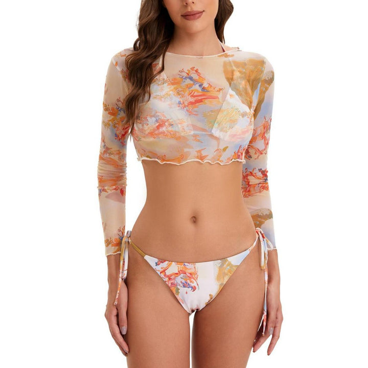 Women's Sporty Long Sleeve Bikini Set StylebySassy