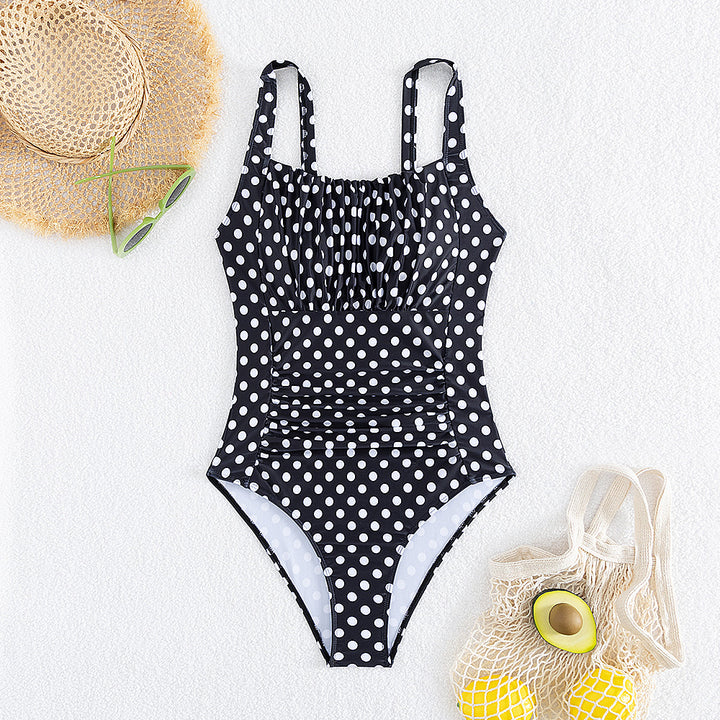 Women’s One-Piece Swimsuit with Fashionable Ruffle Details StylebySassy