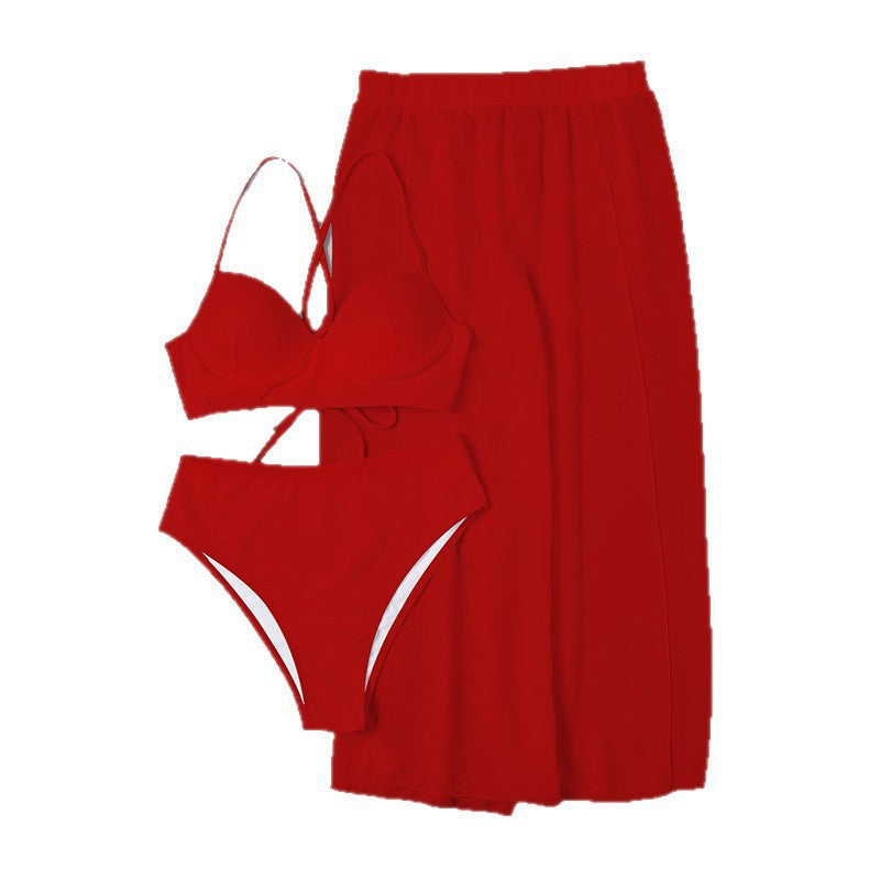 Women Bikini Set with stylish Maxi Skirt StylebySassy