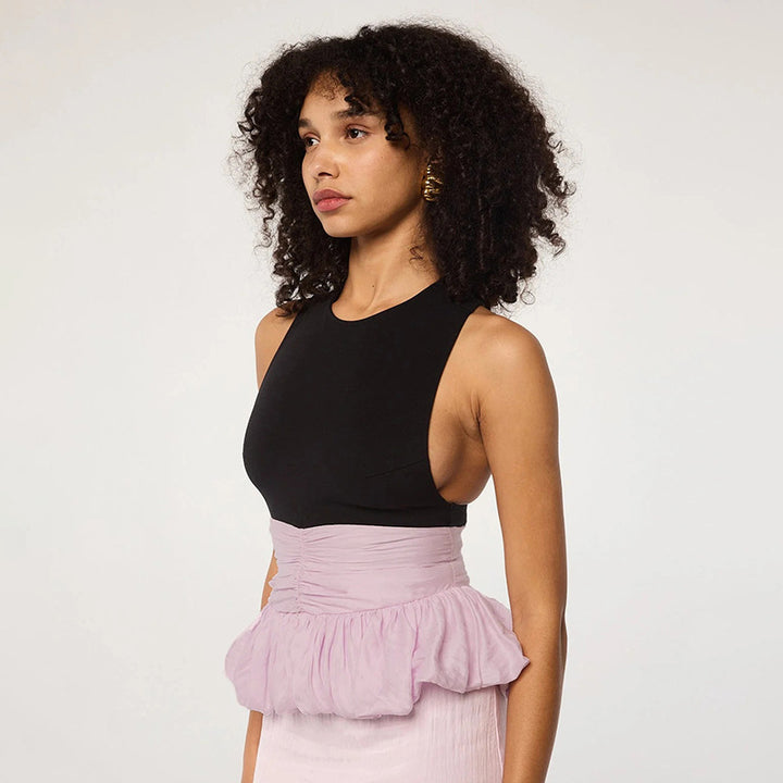 Women's Trendy Ruffle Top with Shaping Design StylebySassy