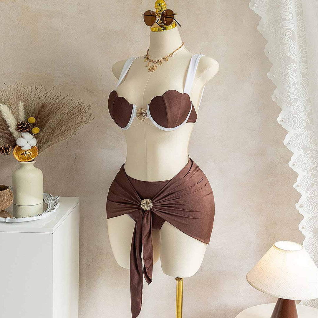Women’s bikini with innovative shell design StylebySassy