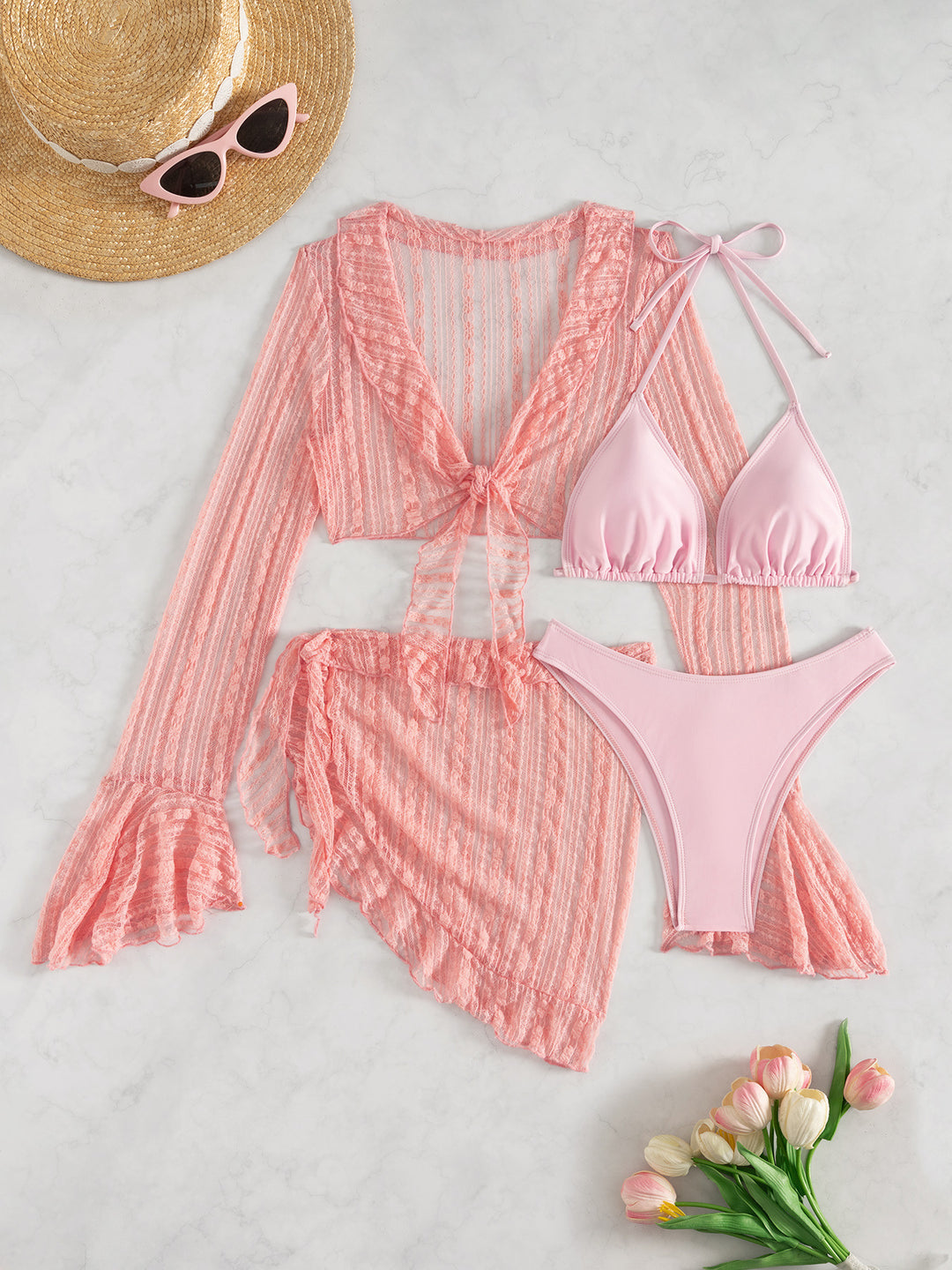 Women's Bikini Set with Stylish Cover-Up StylebySassy