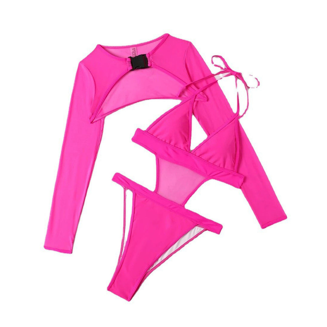 Women One-Piece Swimsuit with Sporty Design StylebySassy