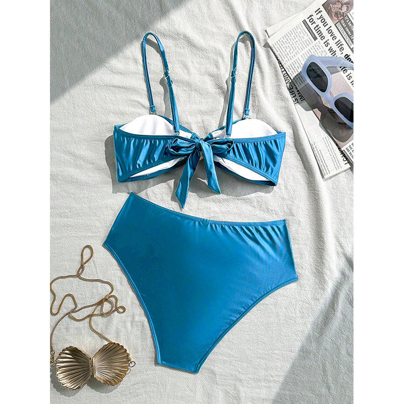 Ladies bikini with elegant shell appliqué StylebySassy
