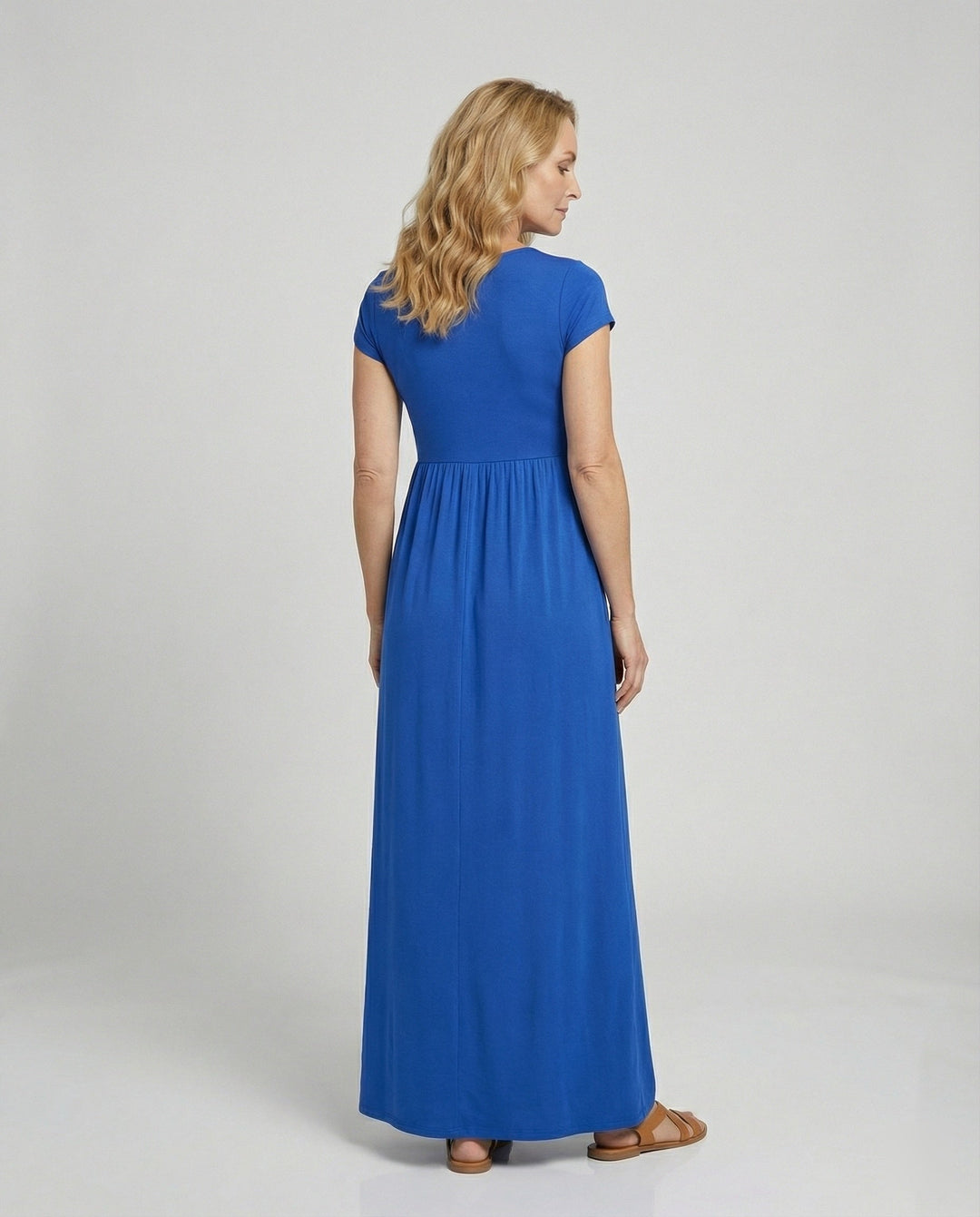 Women's Maxi Dress Jersey with Pockets