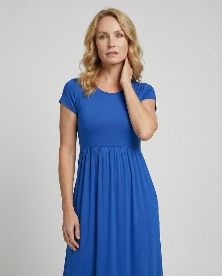 Women's Maxi Dress Jersey with Pockets