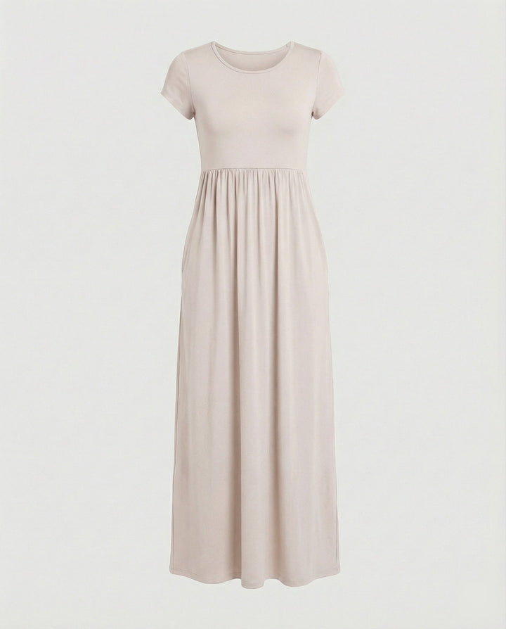 Women's Maxi Dress Jersey with Pockets