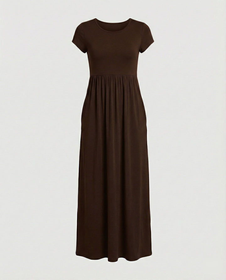 Women's Maxi Dress Jersey with Pockets