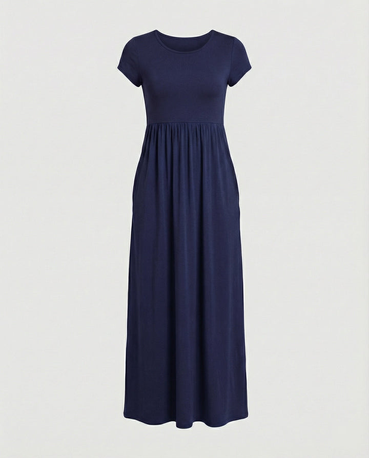 Women's Maxi Dress Jersey with Pockets
