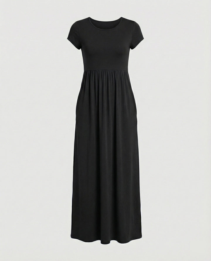 Women's Maxi Dress Jersey with Pockets