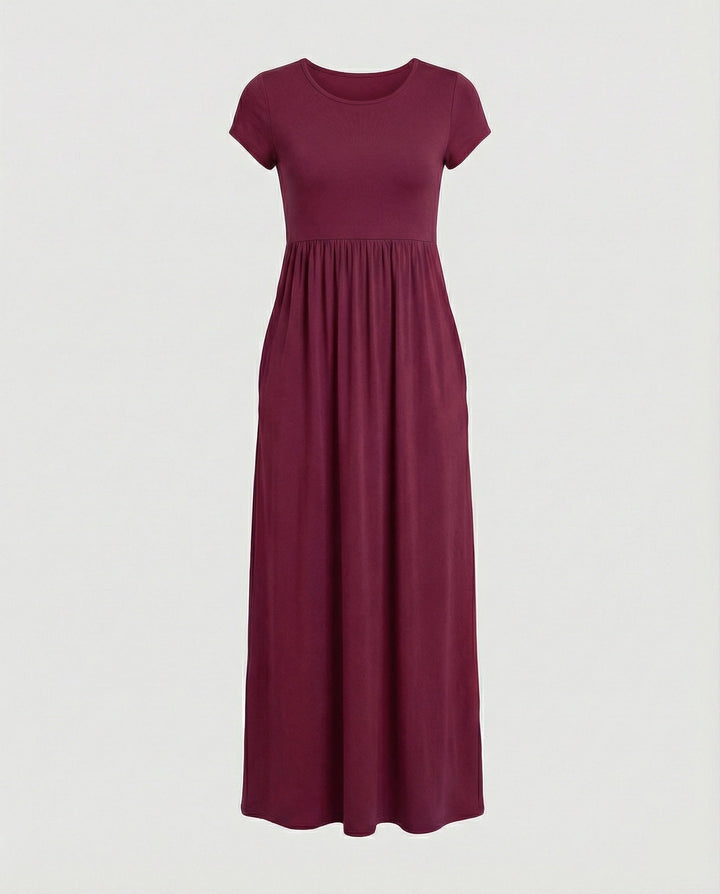 Women's Maxi Dress Jersey with Pockets