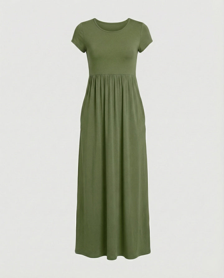 Women's Maxi Dress Jersey with Pockets