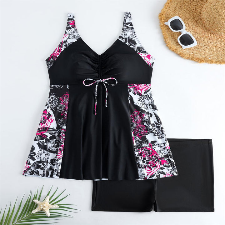 Women Beach Dress Swimsuit with Elegant Leopard Print StylebySassy