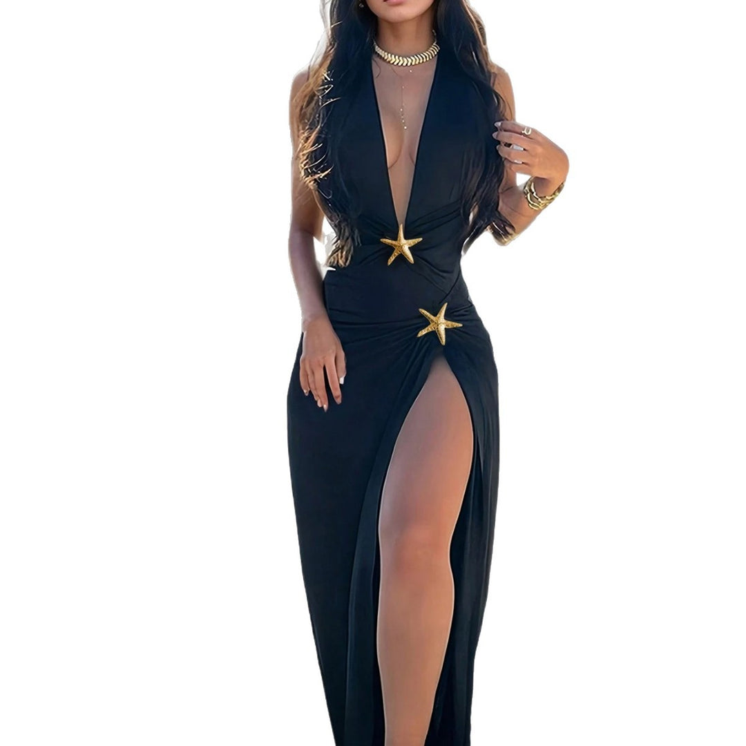 Women elegant one-piece swimsuit with chic skirt StylebySassy