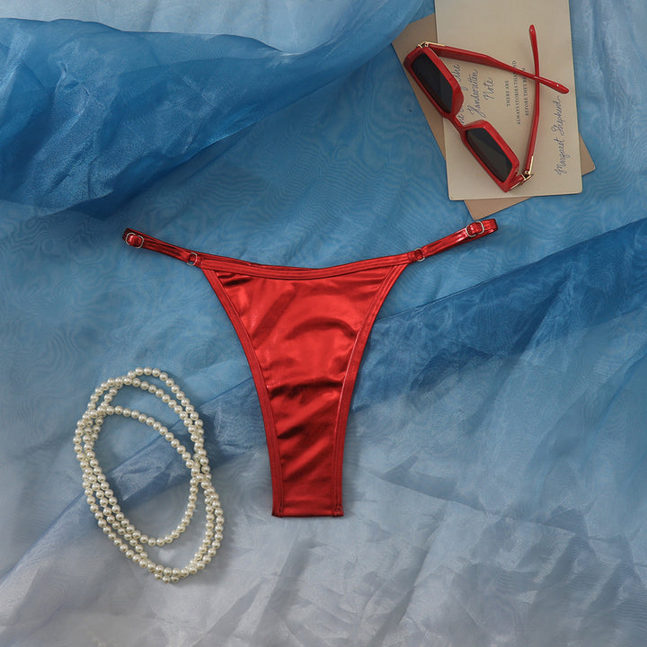 Women's High-Cut Bikini Bottoms with Elegant Design StylebySassy