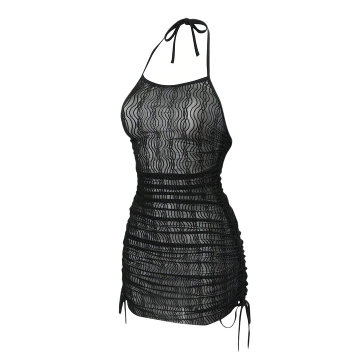 Women’s beach dress with elegant wave texture StylebySassy
